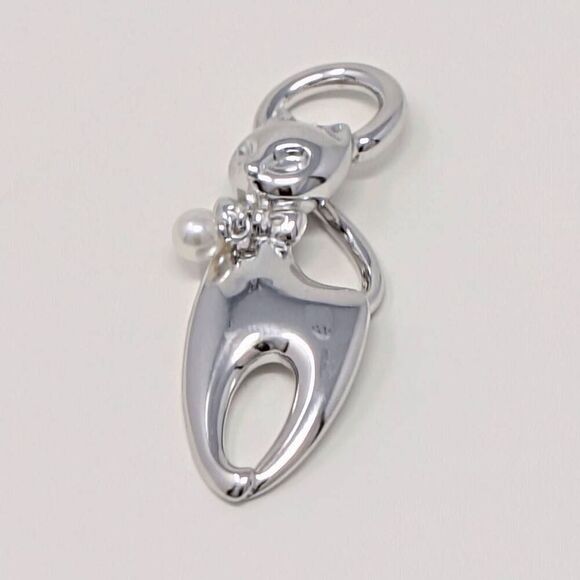 Mikimoto Cat necklace pendant with Akoya Pearl collar - Picture 2 of 7